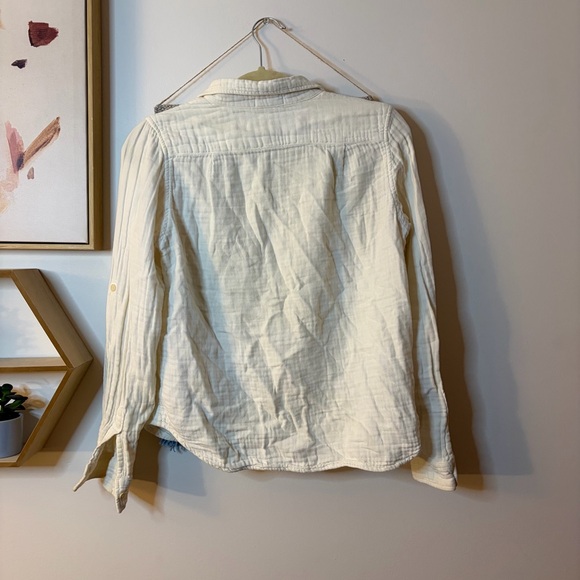 CP Shades Gauzy Button Down Top XS - Picture 2 of 4